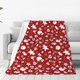 thumbnail image 1 of Balery Red Christmas Cheer. Manta de Felpa Suave y Acogedora – Cobija de Franela Aterciopelada para Cama, Lavable y Cálida para Sofá, Mascotas, Transpirable-60"x50", 1 of 7