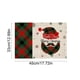 thumbnail image 3 of Manteles individuales de lino con estampado navideño | Manteles navideños multicolores con diseño de Papá Noel y copos de nieve | Decoración festiva para el hogar, mesas navideñas, colgantes de, 3 of 6