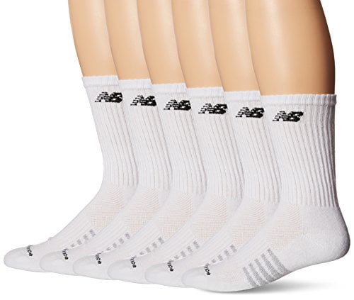 new balance white crew socks