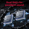 thumbnail image 1 of FiiO/JadeAudio KA5 USB DAC Headphone Amp dongle Volume Control PCM 768kHz DSD 256 Headphone Outputs 3.5mm/4.4mm for Android/iOS/Mac/Windows., 1 of 5