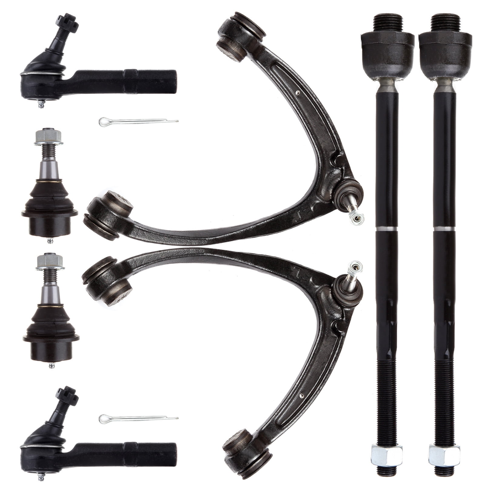 AUTOMUTO Replacement Parts Front Inner Tie Rods Ball Joints Outer Tie