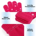 thumbnail image 5 of Cooraby 4 Pair Stretch Winter Kids Gloves Full Fingers Magic Gloves Winter Warm Student Knitted Gloves for Boys Girls Kids, 5 of 6
