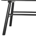 thumbnail image 4 of Pemberley Row Wood Black Settee Rectangular Contemporary Unassembled, 4 of 11