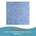thumbnail image 2 of Langgg Crystal Rhinestone Ribbon Clothing Accessories Sticker Convenient Using Present Decoration Sheet with Shine Appearance Exquisite light blue 8 hot melt glue, 2 of 6