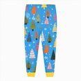 thumbnail image 5 of TOWED22 Cute Baby Girl Clothes Long Sleeve Print Sweatshirt Top and Pants Set Toddler Girl Fall Outfits Size:4-5 Y,Color:Sky Blue, 5 of 6