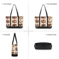 thumbnail image 6 of FORMRS Canvas Laptop Tote Bag for Women with 15.6" Computer Compartments Shoulder Handbag, Pink Cakes, 6 of 7