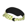 thumbnail image 2 of Daiia Green Pears1 Pattern Sport Sun Visor Hats Visor Cap Adjustable Empty Top Baseball Cap Cotton Ball Caps for Women and Men, 2 of 7