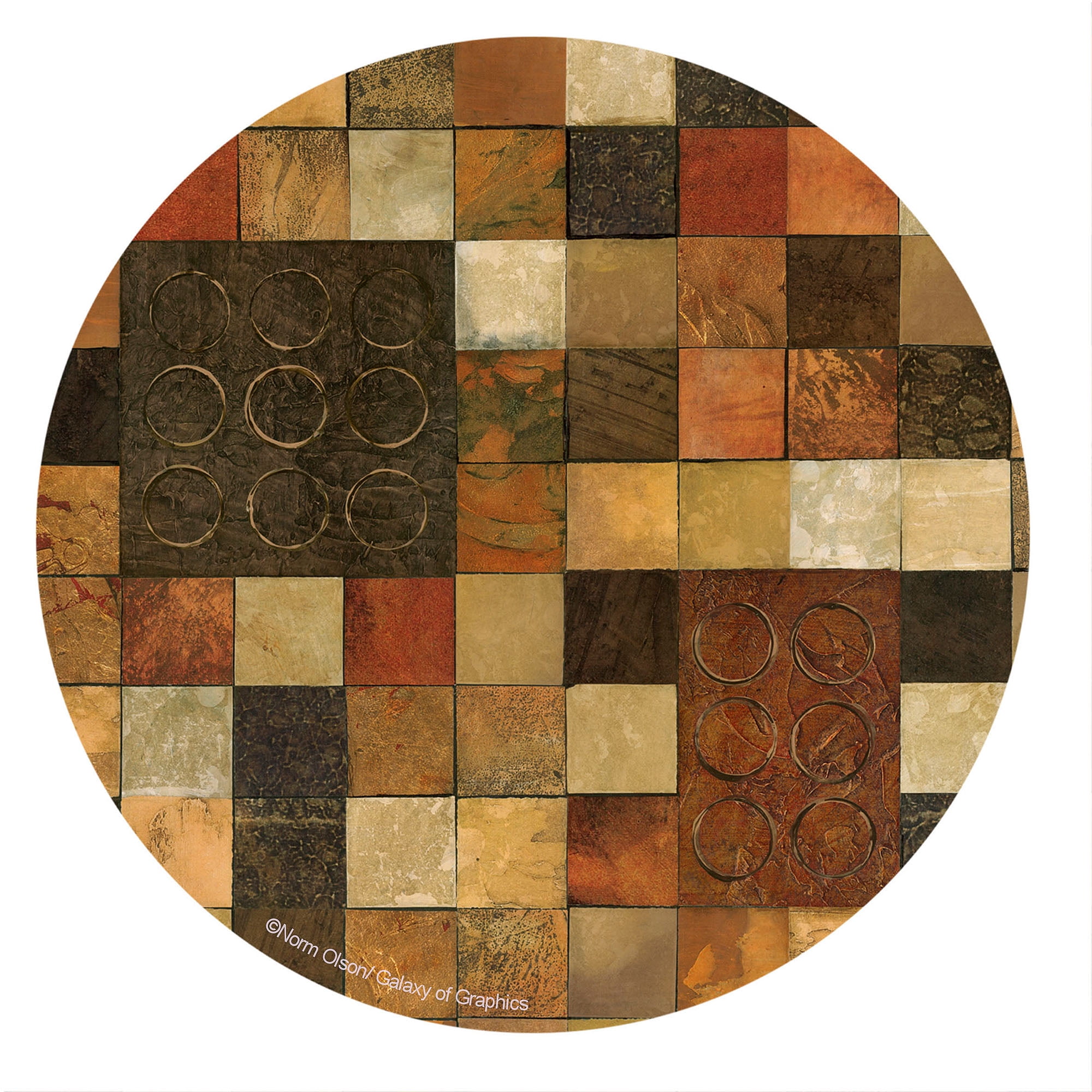 Thirstystone Drink Coasters Set, Checker Pattern