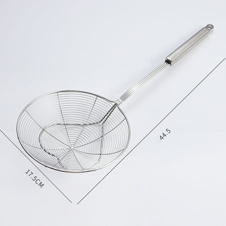 

GOODLIEST Strainer Spoon Filtering Extended Thick Handle Durable Food Pasta Strainer Scoop Kitchen Utensil Cooking Tool