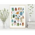 thumbnail image 3 of Beetle Insect Nursery Wall Art, Kids Room Decor, Bugs Animal Art Nursery Gift for Classroom, School - (Unframed, 12 x 18 inches), 3 of 4