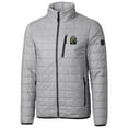 thumbnail image 2 of Cutter & Buck Gray FIU Panthers Primary Team Logo Rainier PrimaLoft Eco Insulated Full-Zip Puffer Jacket, 2 of 3