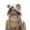 White, variant on Thicken Neck Warmer Hat Crochet Bear Ear Balaclava Scarf Hat for Cold Weather