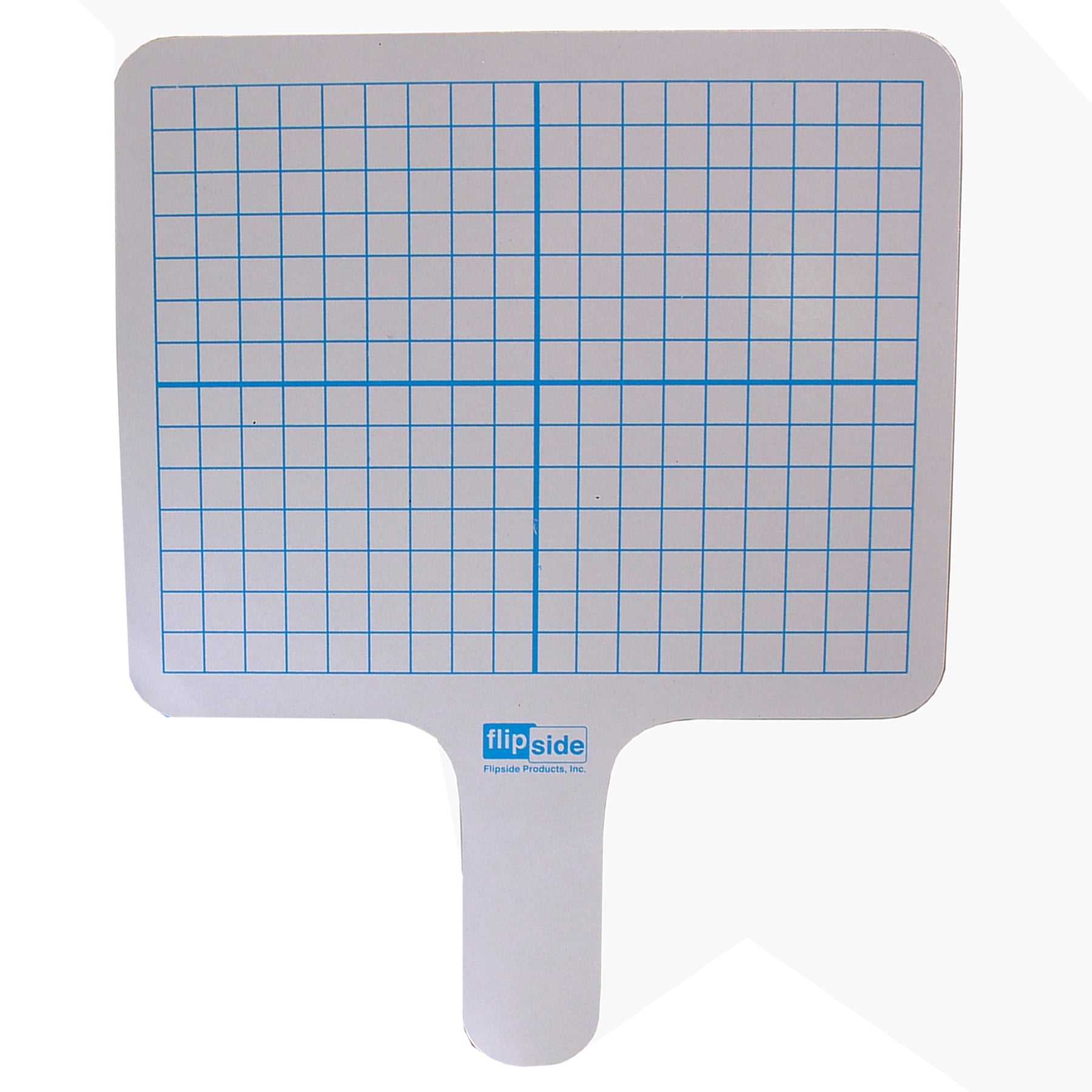 Flipside Products Rectangular Graph Dry Erase Answer Paddle, Class Pack of 24