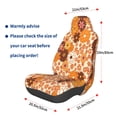 thumbnail image 2 of Lsque Hippie Ditsy Floral Pattern Car Seat Covers for Front Seats , Waterproof Seat Covers for Cars, Sporty Front Seat Covers,Car Seat Cover Protector Front Seats, 2 of 5
