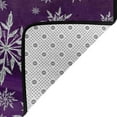 thumbnail image 4 of Snowflake Gradient Purple Shaggy Area Rug, Rugs for Living Room Bedroom Non Slip Door Mat Indoor Carpet Machine Washable Nursery Home Decor Floor Mats for Entryway 60x39in-#, 4 of 5