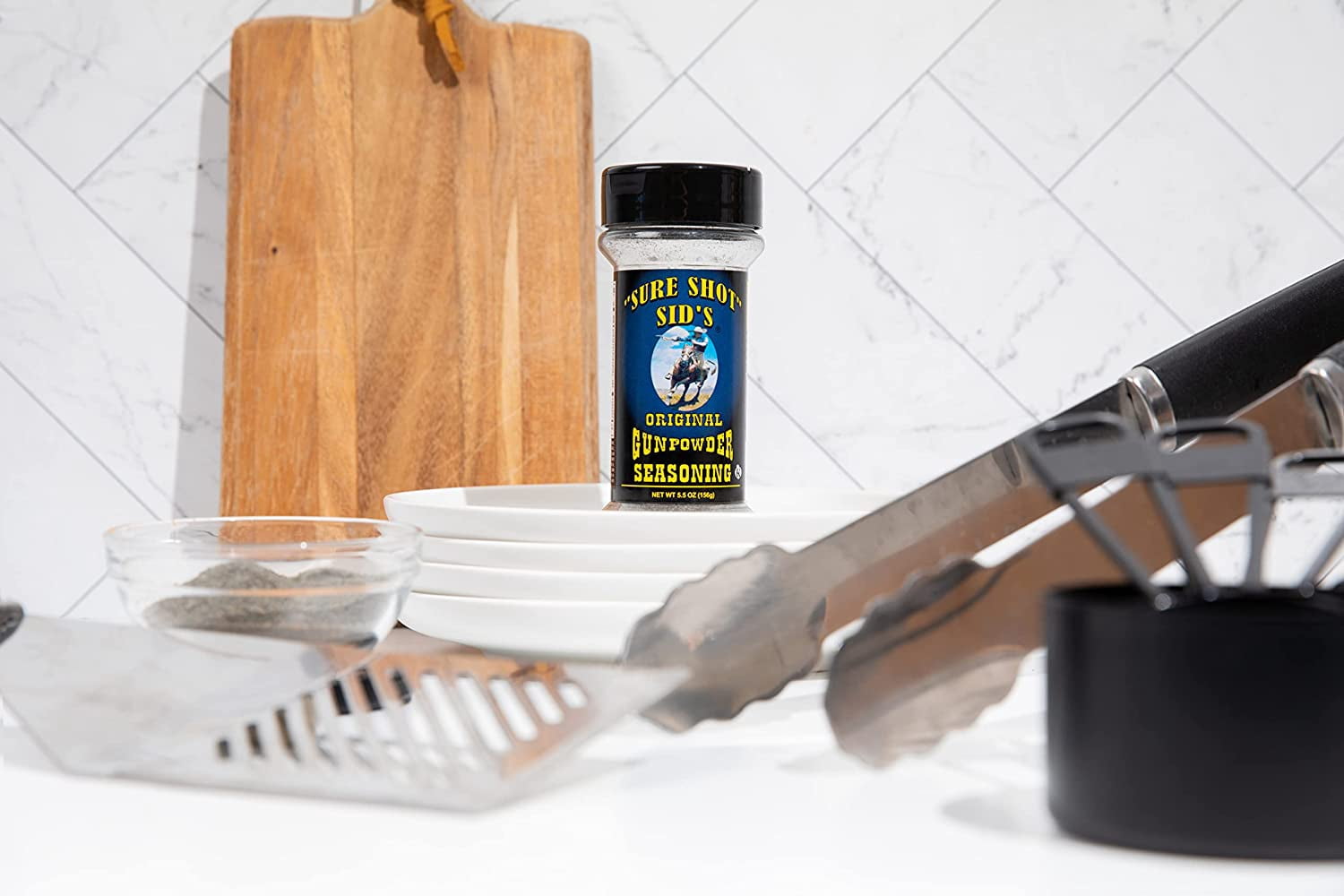 Sure Shot Sid’s Gunpowder Seasoning - Famous Bbq Rub Powder Grill Seasoning for Beef, Steak Meat, - All-Purpose Seasoning Blend Dry Rub for Grilling