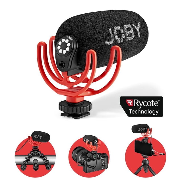 Micrófono JOBY Wavo para vlogs en cámara Super Cardioid