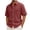 Brick Red, variant on Ymyiu Men Beach Shirts Men's Short Sleeve Casual Shirts Wrinkle Free Untucked Casual Button Down Shirt Size L(Grey, L)