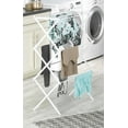 thumbnail image 3 of Whitmor 3-Tier Folding Metal Drying Rack, White, 3 of 9