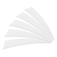 thumbnail image 1 of Uxcell Arrows Vanes 30 Pack 4 Inch Arrow Turkey Feather Left Wing White for DIY Target Shooting, 1 of 6