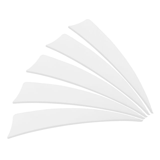 Uxcell Arrows Vanes 30 Pack 4 Inch Arrow Turkey Feather Left Wing White for DIY Target Shooting