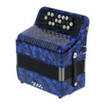 thumbnail image 3 of Acordeón Bling Bling 22 teclas 8 bajos profesional con bolsa de almacenamiento azul oscuro, 3 of 12