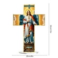 thumbnail image 3 of YIKA Christmas Decoration Acrylic Standing Decorative Signage Ornament Valentine's Day Mom's Day Father's Day Easter Crafts Gifts For People, 3 of 6