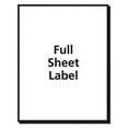 thumbnail image 3 of Matte Clear Shipping Labels, Inkjet Printers, 8.5 X 11, Clear, 25/pack | Bundle of 2 Packs, 3 of 4