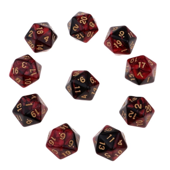 de Dados Poliédricos Piezas, Dados de 20 para s de de Dragones Y Mazmorras -b Hugo Juego de dados Juego de dados