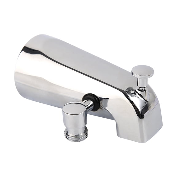 Watflow WV009 Zinc Alloy Polished Chrome Pull-Up Diverter Tub Spout IPS Female Front End Thread Bathroom Faucet