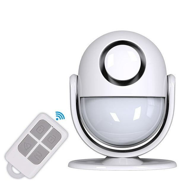 Indoor Motion Sensor Alarm with Siren, Remote Control Wireless Infrared DIY PIR Motion Detector Burglar Alarm System, 120dB Adjustable, Battery Powered, Suitable for Home/shed/garage/van etc.