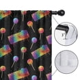 thumbnail image 4 of Blackout Kids Curtains,Colorful Keyboard Black Pattern Children's Insulated Curtains Set Of 2,Bedroom Essentials,Toddler Room Decor 52"x63", 4 of 5