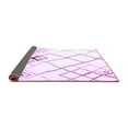 thumbnail image 2 of Ahgly Company Indoor Square Solid Purple Modern Area Rugs, 3' Square, 2 of 4