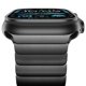 thumbnail image 1 of Newways Correa De Metal Compatible Con Apple Watch Ultra 2 Band 49 Mm Series 9 8 7 6 5 4 3 2 1 Correas De Eslabones De Acero Inoxidable Negro, 1 of 1