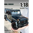 thumbnail image 5 of CHUNYAN 1:18 Mercedes-Benz G800 alloy car model simulates sound and light pulls back toy car off-road vehicle toys, 5 of 8