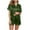 Army Green, variant on Womens Silk Satin Pajamas Two Piece Button Up Pajamas for Women Short Sets Lounge Wear for Women Womens Night Shirts for Sleeping