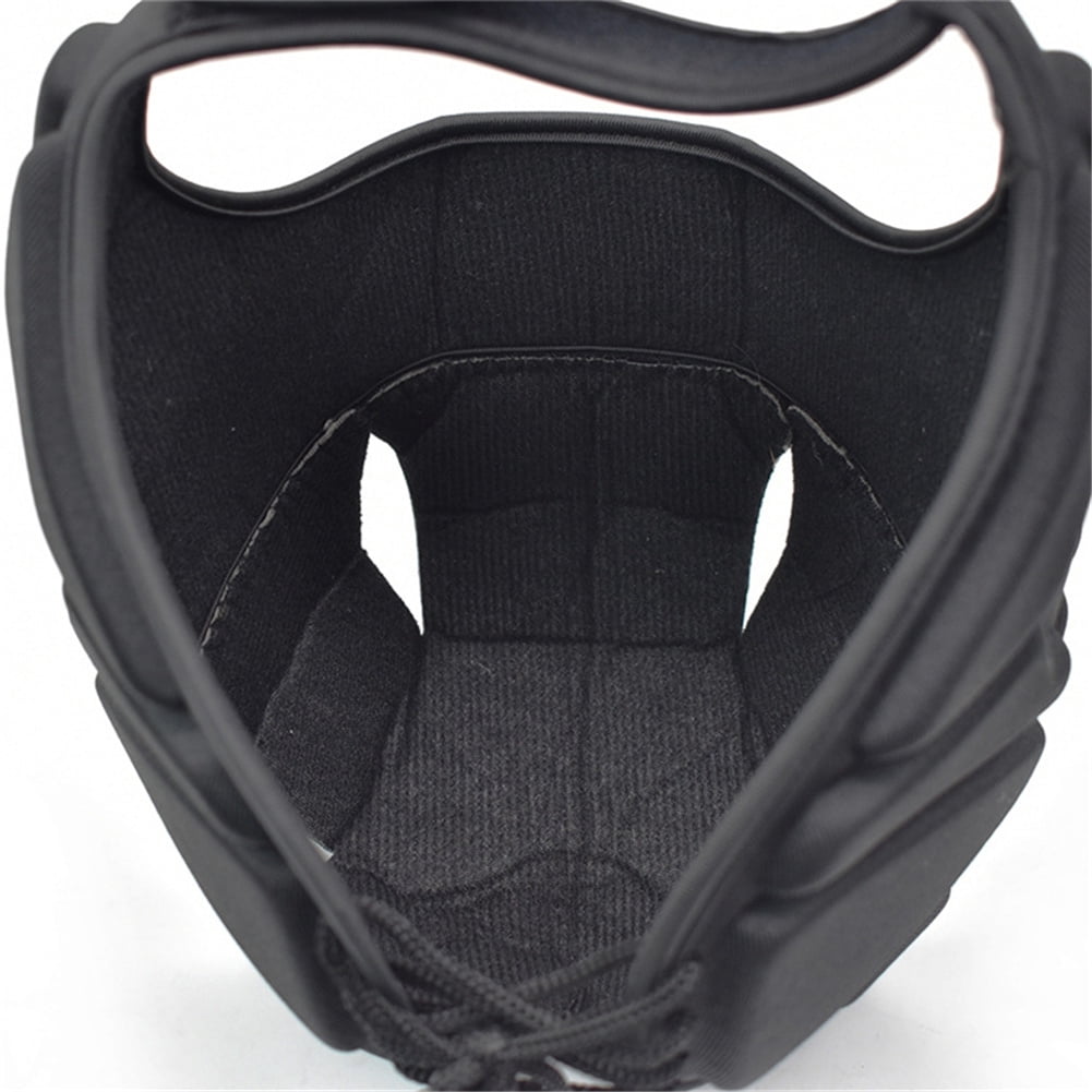 Multi-Sport Soft Shell Padded Hat Protective Headgear Cap Protection, Soft Shell Rugby Flag Football Helmet Soccer Goalie Head Fall Protection Head Protector Support Adjustable Youth Kids Adults - L