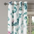 thumbnail image 3 of Ambesonne Leaf Print Grommet Curtain, Eucalyptus Branches Art, 50"x120", Pale Teal and Cadet Blue, 3 of 5