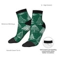 thumbnail image 6 of Sigee Christmas Trees for Crew Soft Moisture-wicking Socks ,Cushion Moisture Wicking Boot Socks for Men and Women, 6 of 7