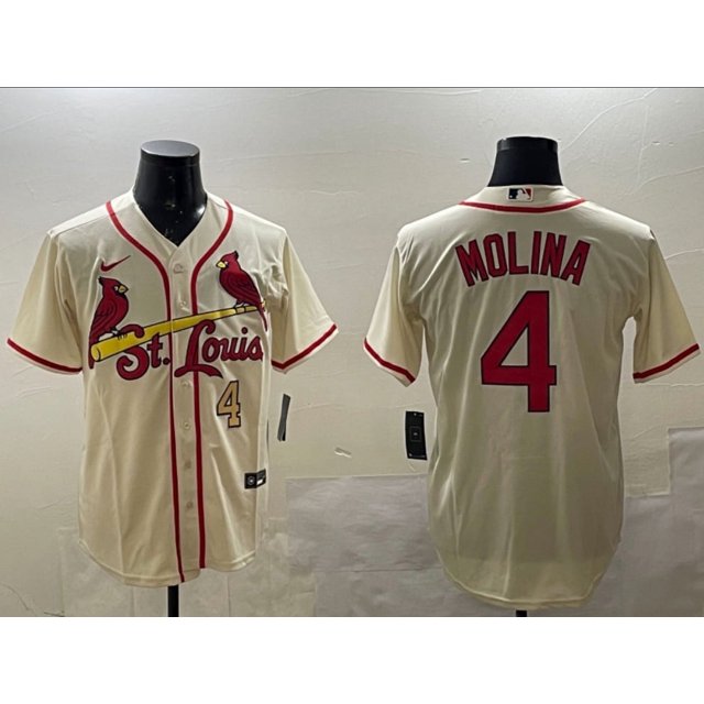 St.Louis Cardinals Baseball Jersey Men'S Embroidered Fan Edition