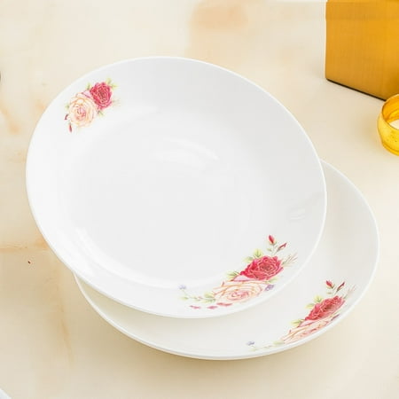 

Livesture Plate Soup Plate Cutlery Set Household Creative Dishes L 4PCS