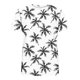 thumbnail image 4 of Camisetas de Manga Larga para Hombres Imprimir Fallow Cuello Redondo Camiseta, Moda Casual Manga Corta Mezcla de Algodón/Lino, 4 of 9