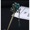 thumbnail image 4 of Suytable Luxury Butterfly Chopsticks Tassel Hairpin, 4 of 8