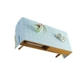 thumbnail image 1 of Shengyu 1/2/3/5 Cotton Linen Tablecloth Rectangular TV Cabinet Coffee Desktop Fringe Waterproof Table Cloth for Dining Hall Garden 60*160cm,Embroider/Light blue 1 Pc, 1 of 6
