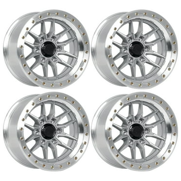 4 x Lock Offroad Krawler Machined Wheels 6x139.7 17x9 -12et Truck Suv Rims