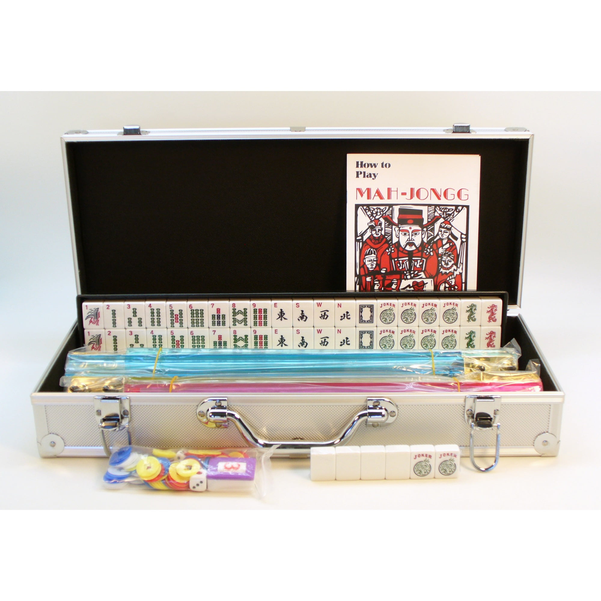 mAh Jongg Sets American Mahjong Set Chinese Pink Pushers Games for Winter for sale online 
