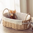 thumbnail image 3 of PAMINGONO Decorative Storage Woven Basket Synthetic Material 1Pack, 3 of 8