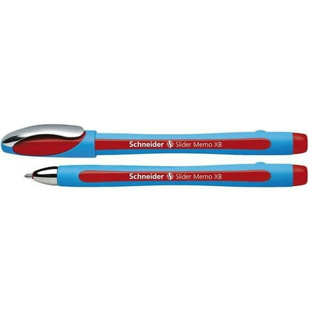 UPC: 0194629071883 | Schneider Slider Memo Ballpoint Pen  Viscoglide Ink  1.4 mm  Red  Pack of 10