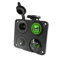thumbnail image 4 of Tachiuwa Charger Outlet Socket Panel Car Charger Outlet Socket for Marine Green, 4 of 9