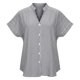 thumbnail image 5 of Camisa de Manga Corta con Cuello en V para las Mujeres, Blusa de Verano Elegante Y de Moda en Poliéster Suave Ligero, 5 of 6